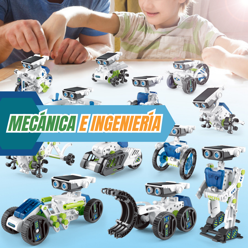 SET ROBOT SOLAR ARMABLE 12 EN 1