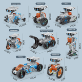 KIT ROBOT ELECTRICO 12 MODELOS EN 1