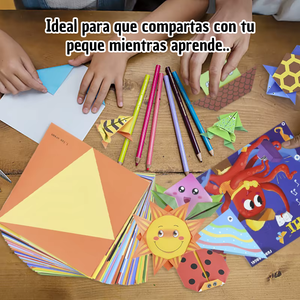 MI PRIMER ORIGAMI (57 DISEÑOS / 168 HOJAS)+REGALO