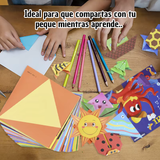 MI PRIMER ORIGAMI (57 DISEÑOS / 168 HOJAS)+REGALO
