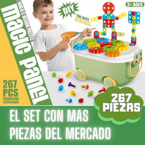 SET DE CONSTRUCCION 249 PIEZAS MONTESSORI