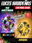 LUCES DE NAVIDAD 45 METROS CON PANEL SOLAR  + OBSEQUIO