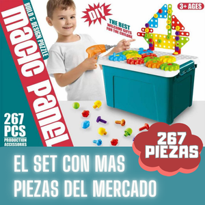 SET DE CONSTRUCCION 249 PIEZAS MONTESSORI