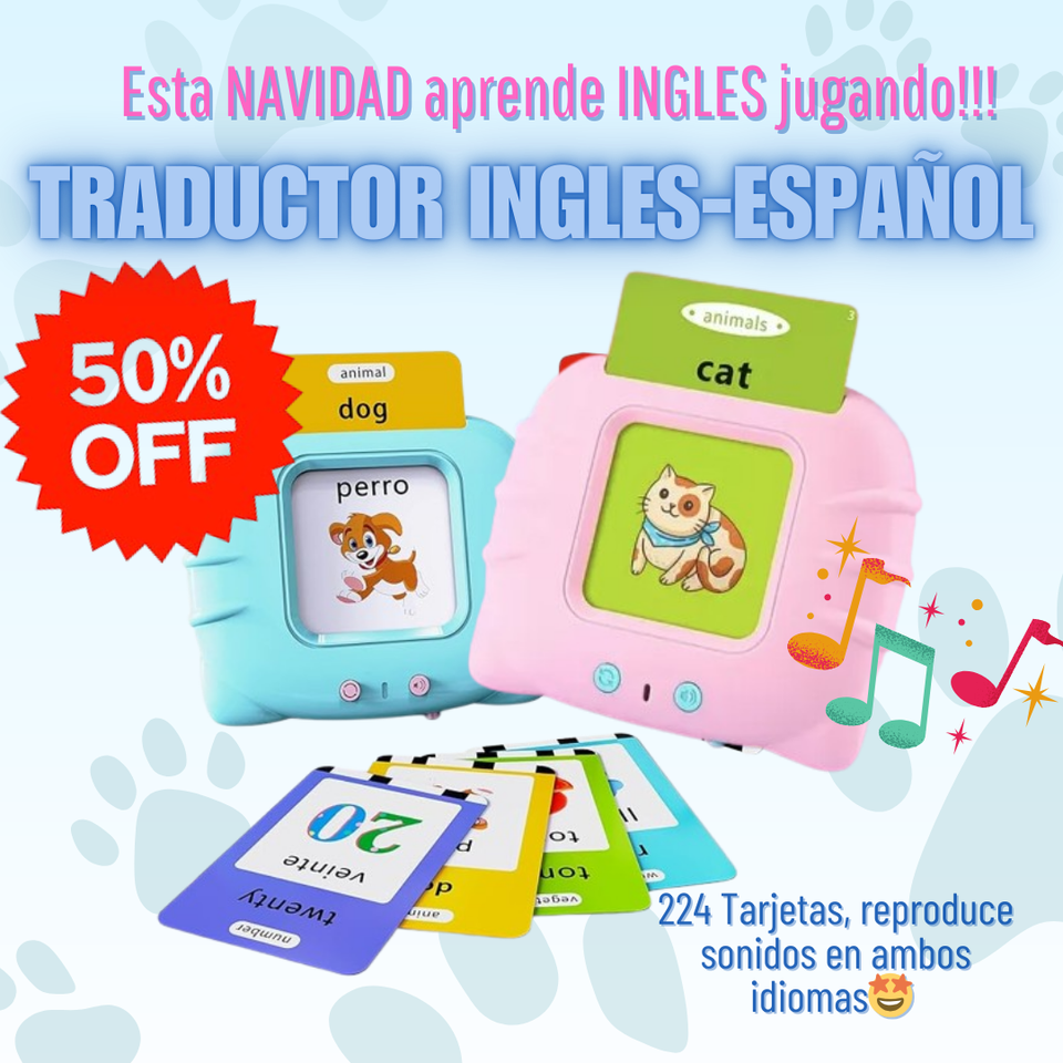 LECTOR DE TARJETAS ESPAÑOL INGLES