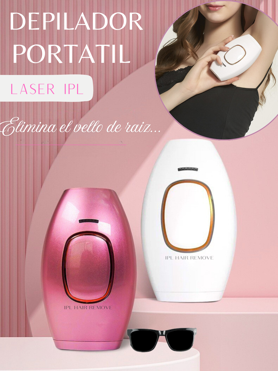 DEPILADOR LASER IPL PORTATIL