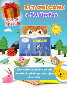 MI PRIMER ORIGAMI (57 DISEÑOS / 168 HOJAS)+REGALO