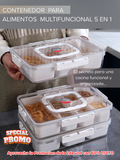 CONTENEDOR DE ALIMENTOS MULTIFUNCIONAL 5 EN 1