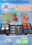 SET DE ARTE CAPIBARA 131 PIEZAS