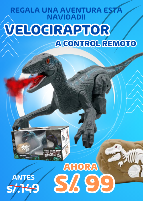 VELOCIRAPTOR A CONTROL REMOTO