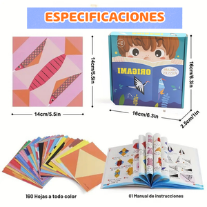 MI PRIMER ORIGAMI (57 DISEÑOS / 168 HOJAS)+REGALO