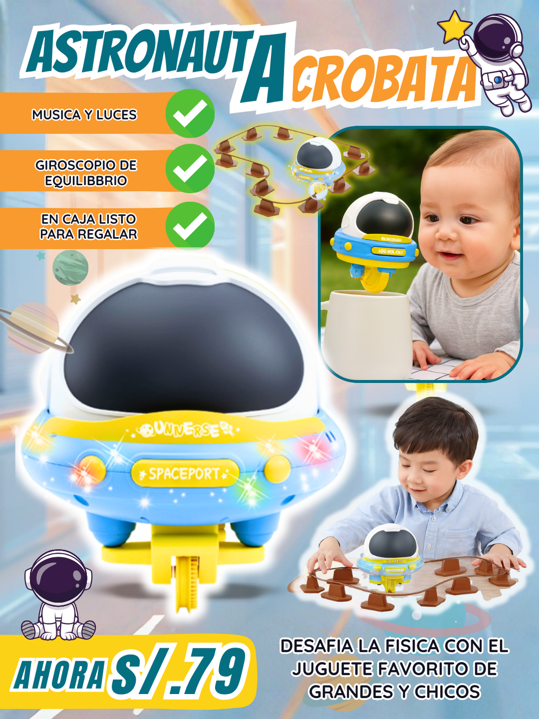 ASTRONAUTA ACROBATA 🎁REGALO PERFECTO🎁