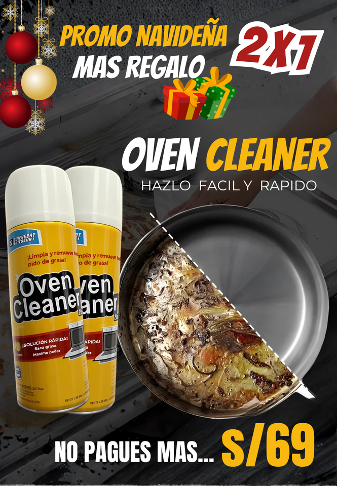 (2X1) OVEN CLEANER DESENGRASANTE PARA COCINA + REGALO🎁