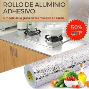 ROLLO DE ALUMINIO ADHESIVO